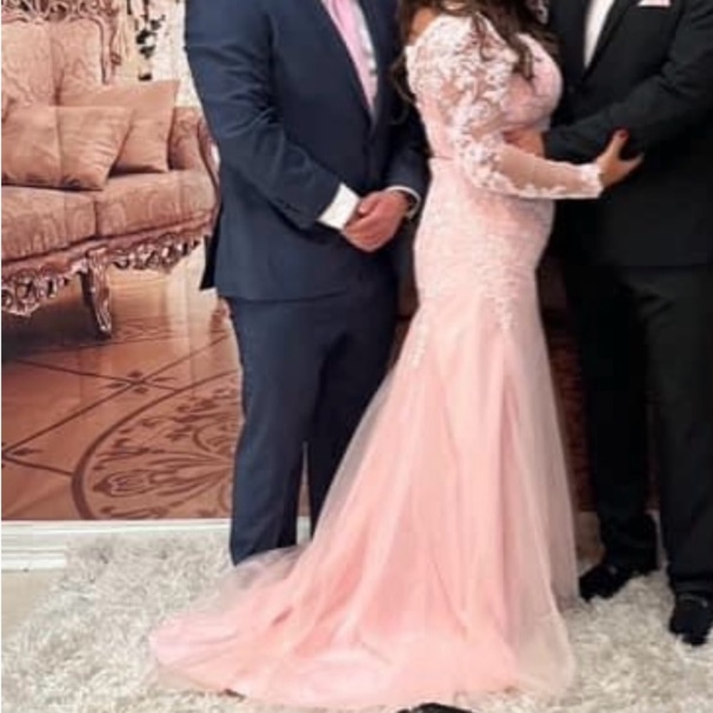 Pink gown size large